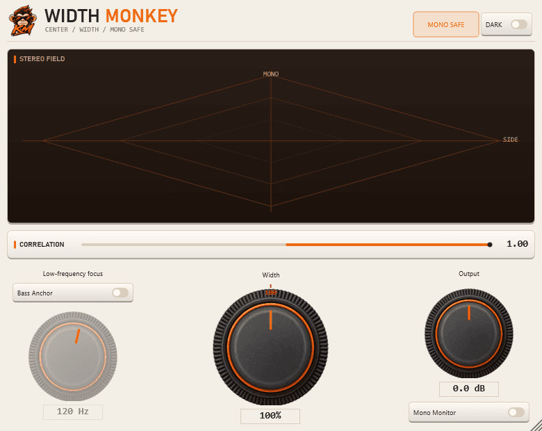 Width Monkey plugin interface